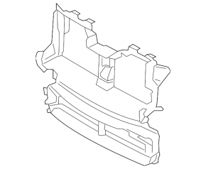 Louvers deflector radiator Lincoln Nautilus 19-23 frame