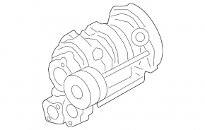 Left turbocharger Porsche Cayenne 19-23 2.9