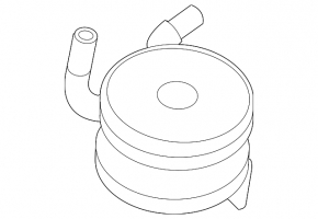 Oil cooler for Lexus RX450h 10-15