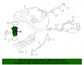 Fuel pump petrol pump Nissan Maxima A36 16-23 chip broken