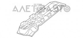 Mercedes GLA 14-20 lower passenger footwell trim panel with illumination