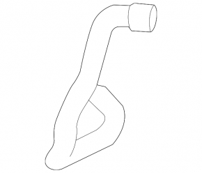 Cooling pipe lower Nissan Versa Note 13-19