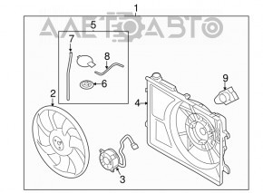Cooling Fan Impeller Hyundai Veloster 12-17