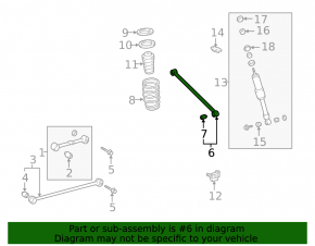 Lexus LX 98-07 rear beam traction