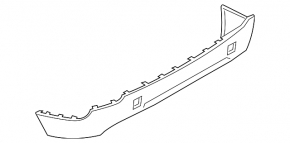 Rear bumper lower part BMW X1 E84 13-15 M package