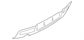 Rear Bumper Lip Cover for BMW 2 Series F22 2014-2021 with M Package, M240i