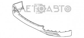 Front bumper lower lip Lexus RX350 RX450h 13-15 rest F-sport