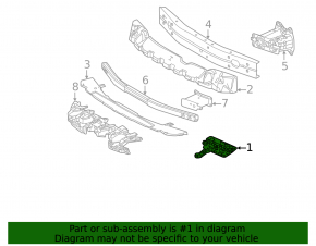 Subaru Solterra 23-26 right front bumper mount