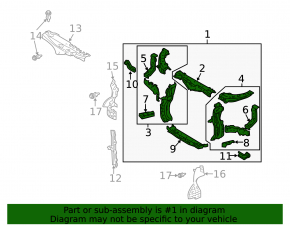 TV panel radiator assembly Lexus RX400h 06-09