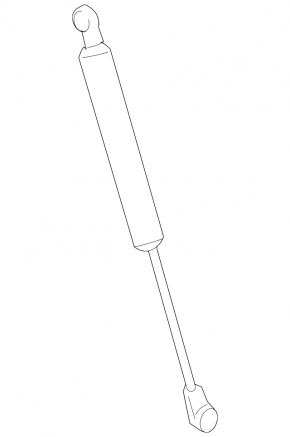 Hood shock absorber right Lexus GS300 GS350 GS430 GS450h 06-11