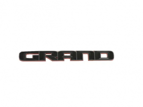 Jeep Grand Cherokee WK2 17-22 Front Left Door Emblem, Gray