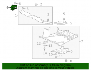 Right TV trim panel for Honda Accord 18-22