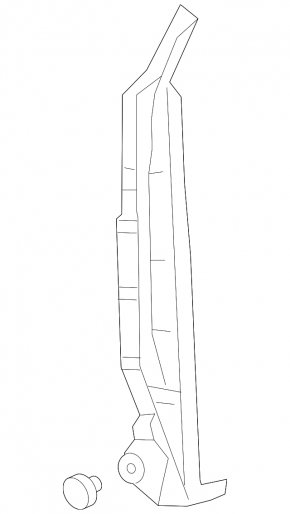 Wing seal door-wing left Acura ILX 13-16