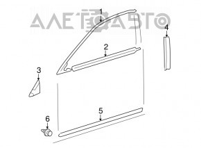 Front left side door trim for Lexus ES350 07-12