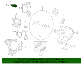 Honda CRV 20-22 Heated Steering Wheel Control Unit