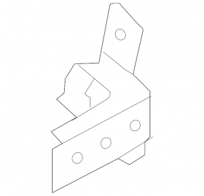 Door hinge lower rear left Kia Sorento 16-20
