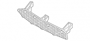 Front bumper central mount VW Touareg 15-17