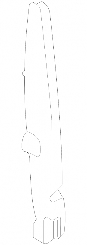Wing seal door-wing right Hyundai Tucson 16-21