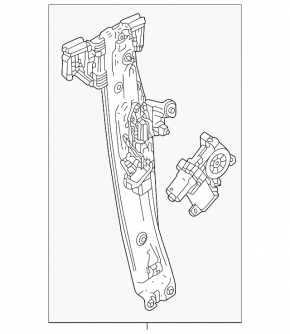 Window lift mechanism front left Chevrolet Equinox EV 24-26