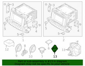 Hyundai Ioniq 17-22 Harman Kardon audio amplifier
