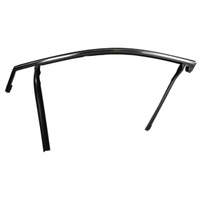 Upper front left door molding for Ford Edge 15-24 chrome with glass seal