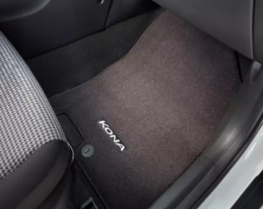 Set of floor mats Hyundai Kona 18-23 cloth black