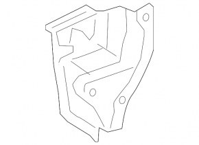 Left engine mount guard for Porsche Macan 21-26 2.0T