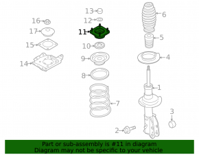 Front left shock absorber support Mazda CX-7 06-09