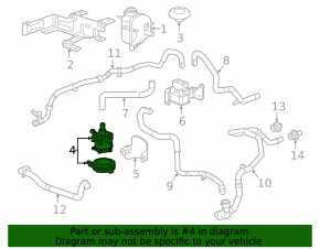 Chevrolet Volt 16-19 Battery Coolant Pump