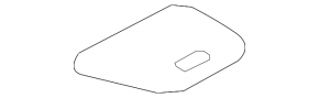 Nissan Rogue 14-20 black speaker dashboard trim, BOSE