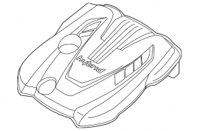 Engine cover Hyundai Santa FE Sport 13-16 pre-rest 2.4