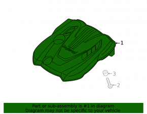 Hyundai Sonata 11-14 Engine Cover