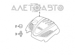 Hyundai Sonata 11-14 Engine Cover