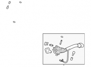 Charging port nose assembly Nissan Leaf 11-12