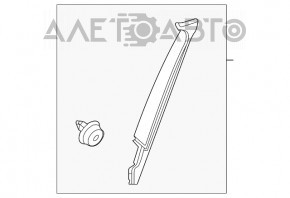 Door trim inner front left Toyota Highlander 20-