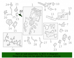 Temperature sensor in the heater Acura MDX 14-16 prerest