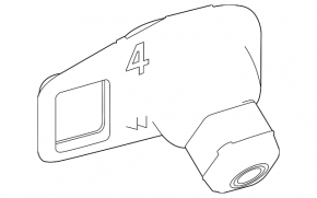 Rear view camera Toyota Rav4 13-15