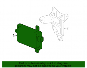 Blind Spot Sensor Left Lexus RX350 RX450h 10-15