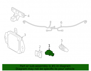 Front Bumper Parking Sensor for Toyota bZ4X 22-26
