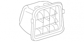 Ventilation shield right Audi Q5 8R 09-17
