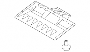 Subaru Impreza WRX GH 08-14 Hood Air Duct Plastic Assembled 3 Parts