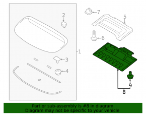 Subaru Impreza WRX GH 08-14 Hood Air Duct Plastic Assembled 3 Parts