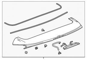 Buick Encore 13-22 tailgate spoiler