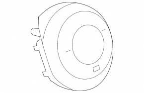 Airbag in steering wheel driver Mazda 3 14-16 BM dorest