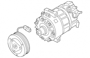 Air Conditioning Compressor Ford Escape MK4 20-24 1.5T