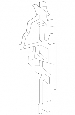 Right radiator deflector Toyota Camry v70 18-20 hybrid LE\XLE