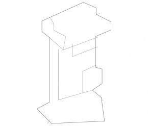 Lower left radiator duct for Mercedes GLS-class X166 13-19 (foam plastic)