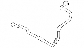 Cooling pipe lower Mini Cooper Countryman R60 10-16 1.6
