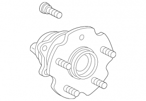 Rear left hub Toyota Prius 50 19-22 FWD DENSO