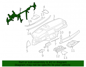 Under-torpedo pipe reinforcement BMW 5 F10 11-16 rusty